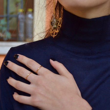 FLASH SALE! Gold Statement Swallow Ring