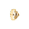 18ct gold anchor ring.