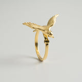 Gold Swallow Ring Arlette Gold