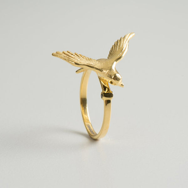 Gold Swallow Ring Arlette Gold