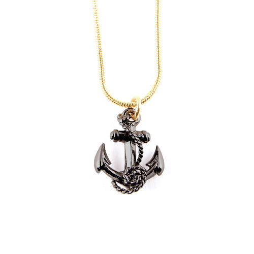 Ruthenium anchor pendant