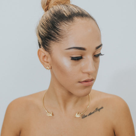 FLASH SALE! Gold Swallow and Key Necklace